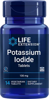 沿寿LIFE - 碘化钾片 130毫克 14粒素食片