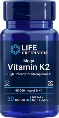 沿寿LIFE - 高效维生素K2 45毫克 30粒胶囊