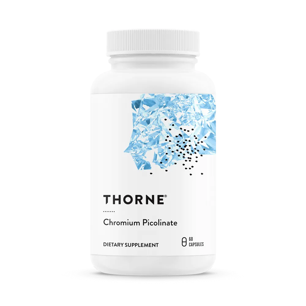 悦恩THORNE - 吡啶甲酸铬 500微克 60粒胶囊