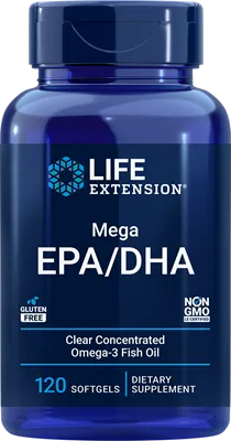 沿寿LIFE - 超级 EPA与DHA鱼油 120粒软胶囊