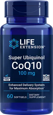 沿寿LIFE - 超级泛醇辅酶Q10 100毫克 60粒软胶囊