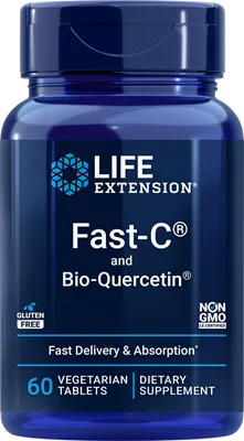 沿寿LIFE - 速效维生素C与生物槲皮素 60粒素食片