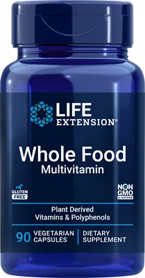 沿寿LIFE - 全食物提取复合维生素 90粒素食胶囊