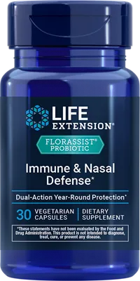 沿寿LIFE - FLORASSIST益生菌免疫与鼻腔防护 30粒素食胶囊