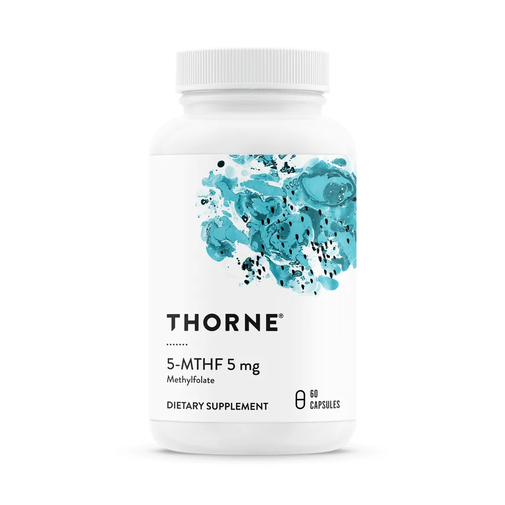 悦恩THORNE - 5-甲基四氢叶酸 5毫克 60粒胶囊