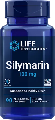 沿寿LIFE - 水飞蓟素 100毫克 90粒素食胶囊