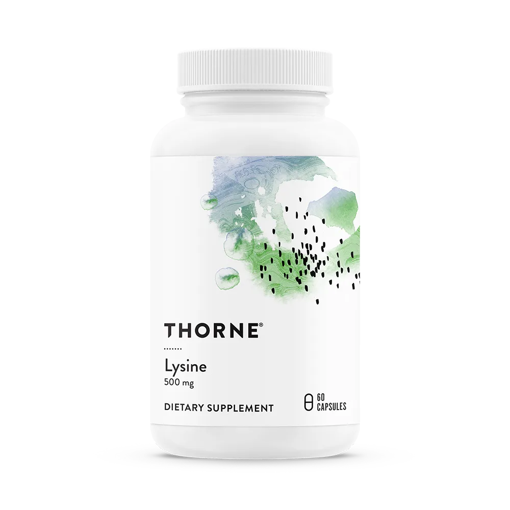 悦恩THORNE - 左旋赖氨酸 500毫克 60粒胶囊