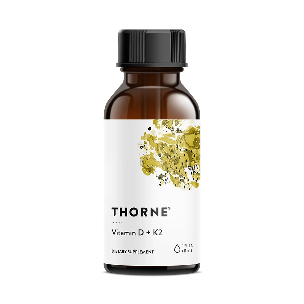 悦恩THORNE - 维生素D3和K2滴剂 1200滴