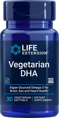 沿寿LIFE - 素食DHA，30粒素食软胶囊