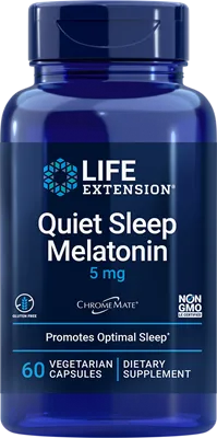 沿寿LIFE - 宁静睡眠褪黑素 5毫克 60粒素食胶囊