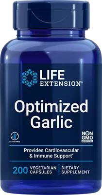 沿寿LIFE - 优化大蒜 200粒素食胶囊