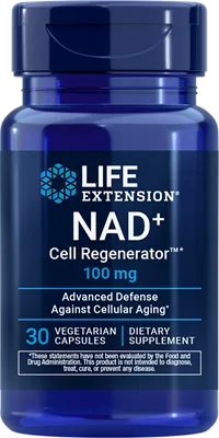 沿寿LIFE - 烟酰胺核糖 NAD+细胞再生剂 100毫克 30粒素食胶囊