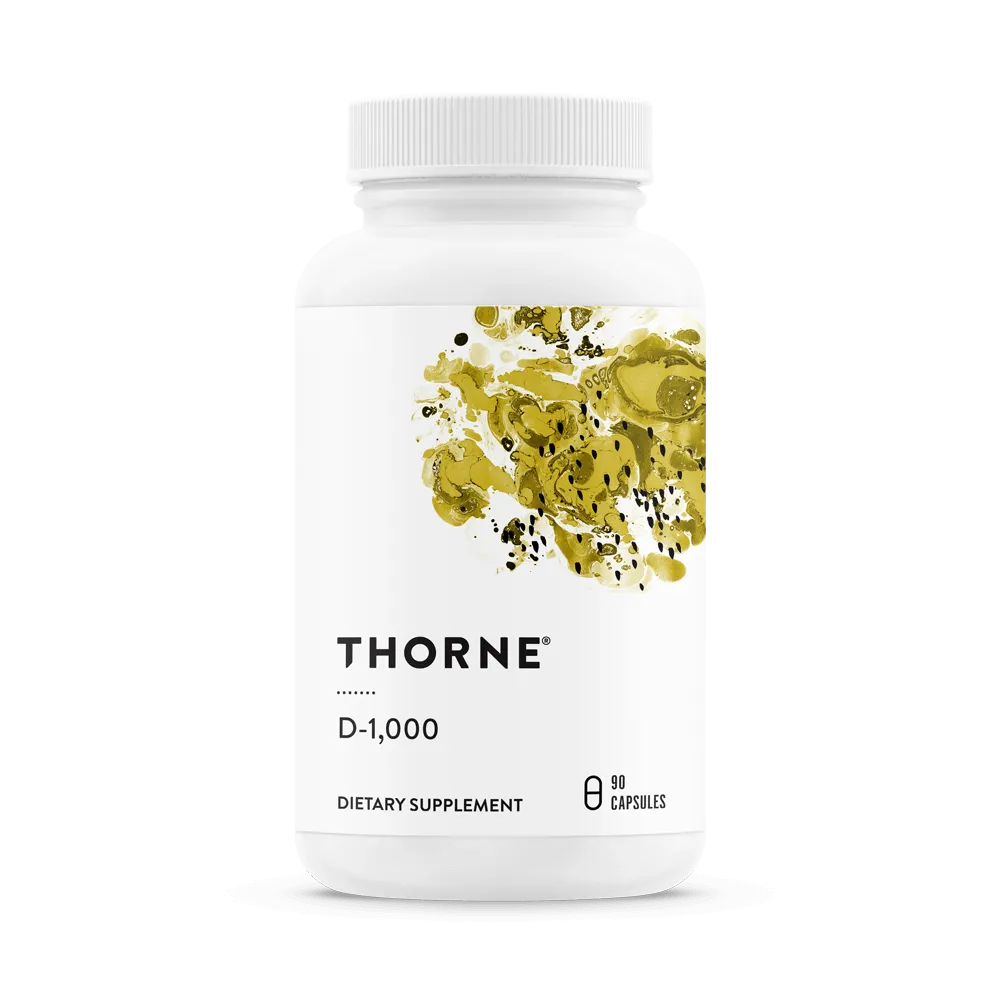 悦恩THORNE - 维生素D3 1000国际单位 90粒胶囊