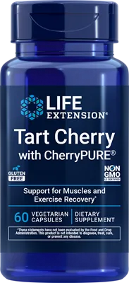 沿寿LIFE - 酸樱桃提取物含CherryPURE 480毫克 60粒素食胶囊