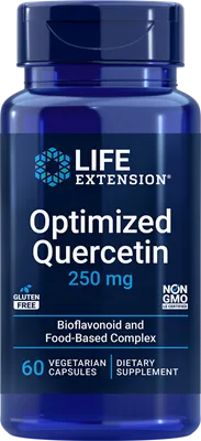 沿寿LIFE - 优化槲皮素 250毫克 60粒素食胶囊