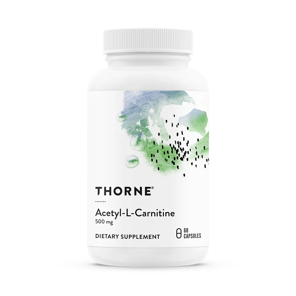 悦恩THORNE - 乙酰左旋肉碱 500毫克 60粒胶囊