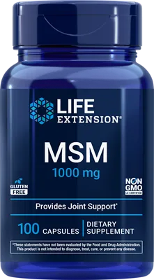 沿寿LIFE - 二甲基砜 1000毫克 100粒胶囊