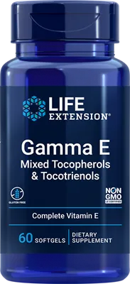 沿寿LIFE - Gamma E 混合生育酚与生育三烯酚 60粒软胶囊
