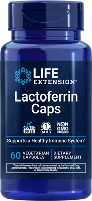 沿寿LIFE - 乳铁蛋白胶囊 300毫克 60粒素食胶囊