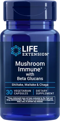 沿寿LIFE - 蘑菇免疫复合物含β-葡聚糖 30粒素食胶囊