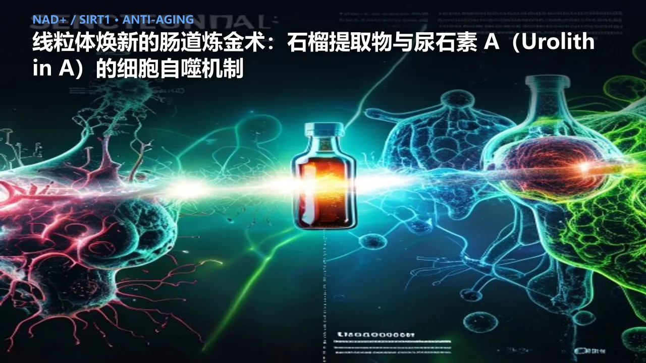 线粒体焕新的肠道炼金术：石榴提取物与尿石素 A（Urolithin A）的细胞自噬机制