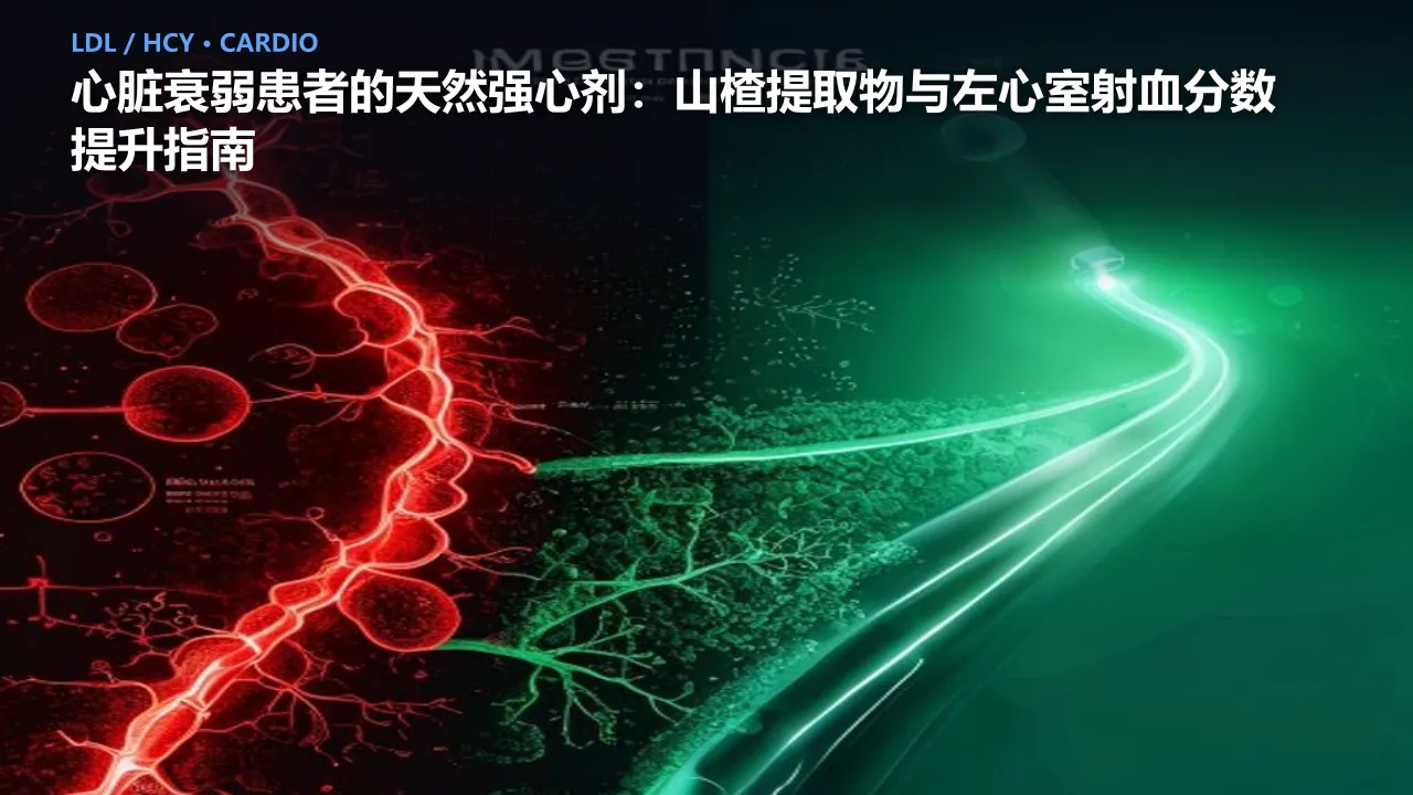 心脏衰弱患者的天然强心剂：山楂提取物与左心室射血分数提升指南