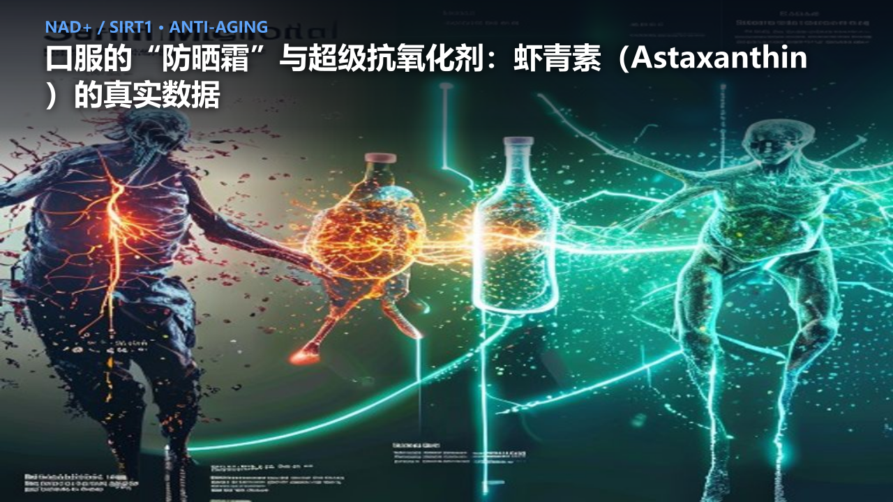口服的“防晒霜”与超级抗氧化剂：虾青素（Astaxanthin）的真实数据