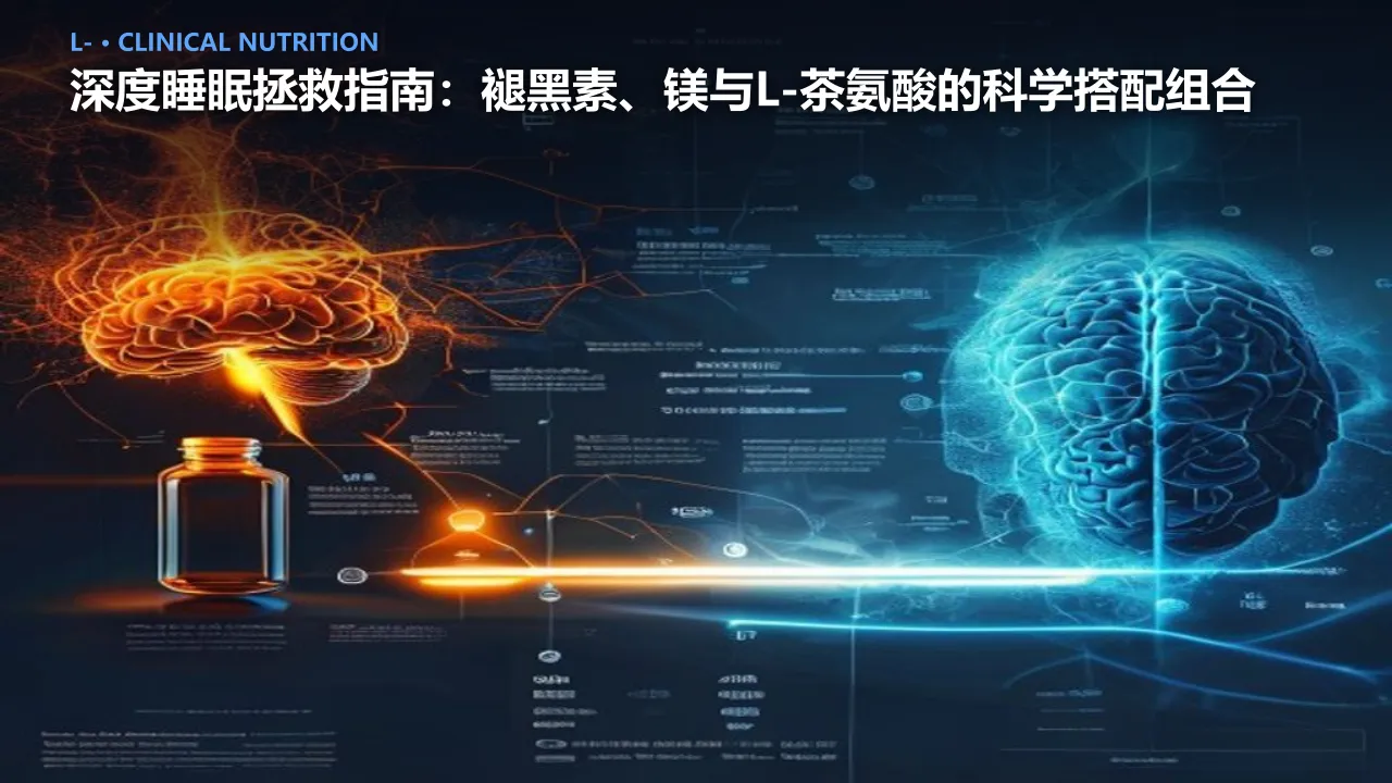 深度睡眠拯救指南：褪黑素、镁与L-茶氨酸的科学搭配组合