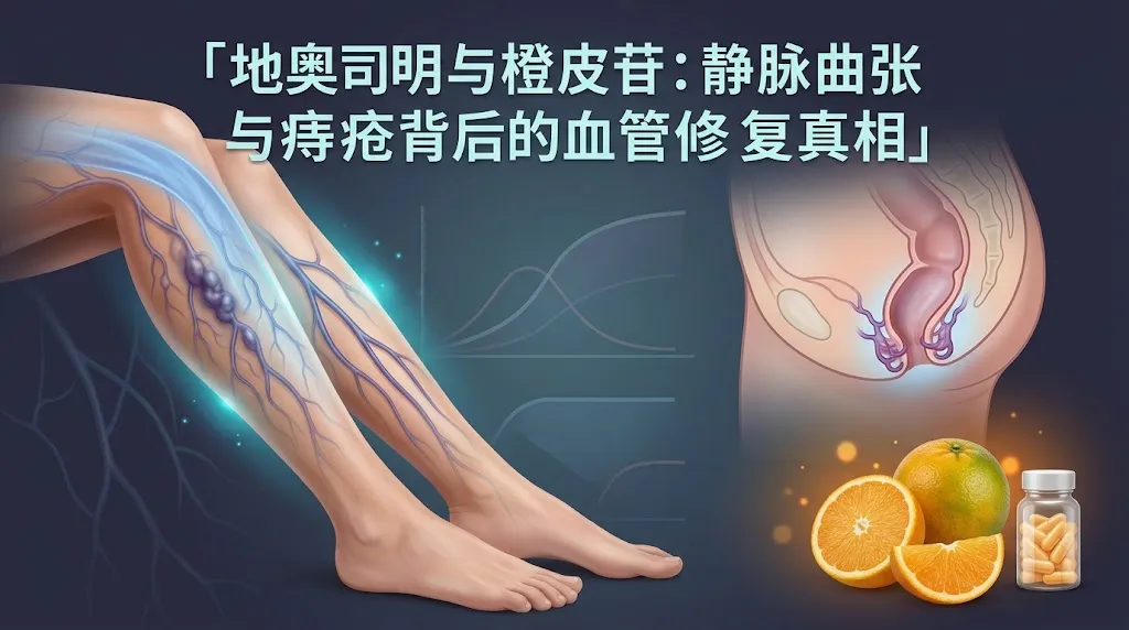 地奥司明与橙皮苷：静脉曲张与痔疮背后的血管修复真相