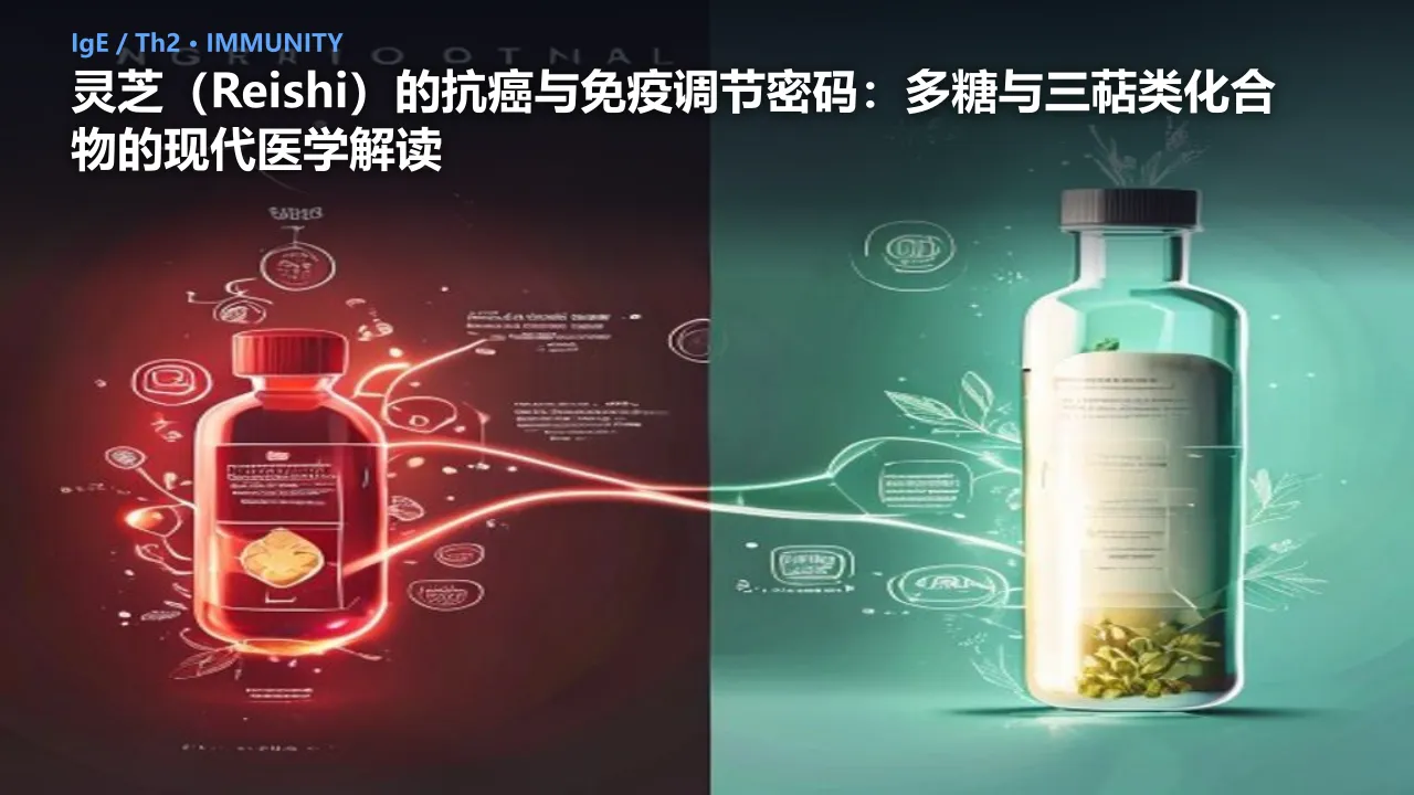 灵芝（Reishi）的抗癌与免疫调节密码：多糖与三萜类化合物的现代医学解读