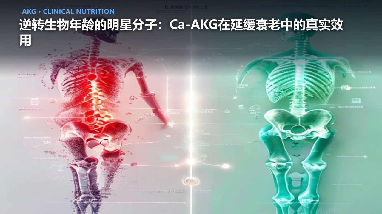 逆转生物年龄的明星分子：Ca-AKG在延缓衰老中的真实效用
