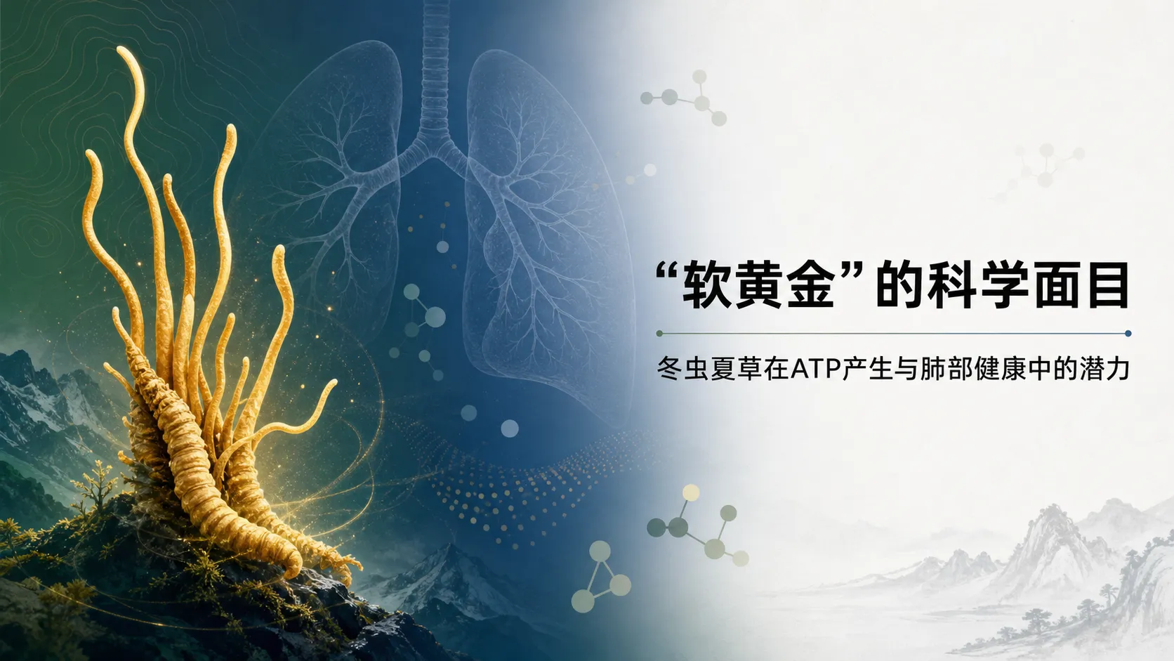 “软黄金”的科学面目：冬虫夏草（Cordyceps）在提升 ATP 产生与肺部健康中的潜力