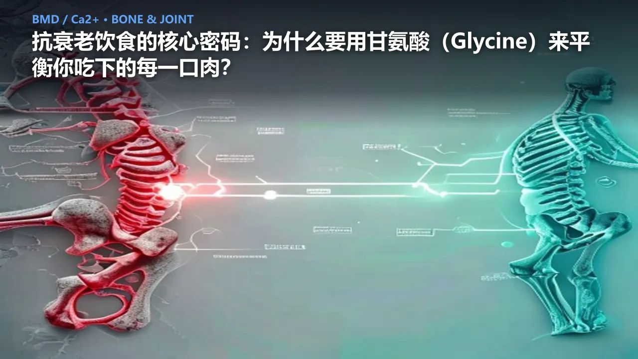 抗衰老饮食的核心密码：为什么要用甘氨酸（Glycine）来平衡你吃下的每一口肉？