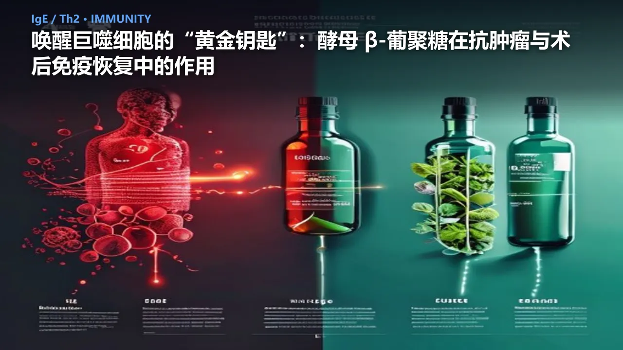 唤醒巨噬细胞的“黄金钥匙”：酵母 β-葡聚糖在抗肿瘤与术后免疫恢复中的作用