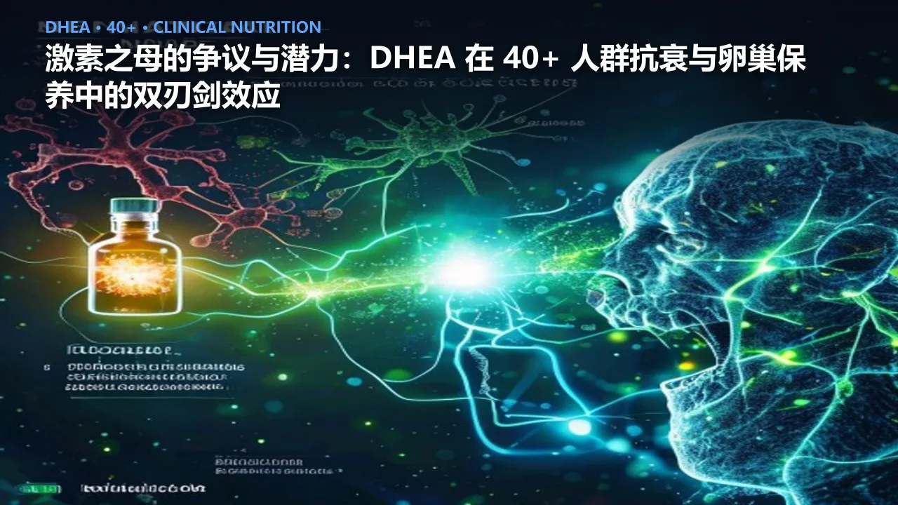 激素之母的争议与潜力：DHEA 在 40+ 人群抗衰与卵巢保养中的双刃剑效应