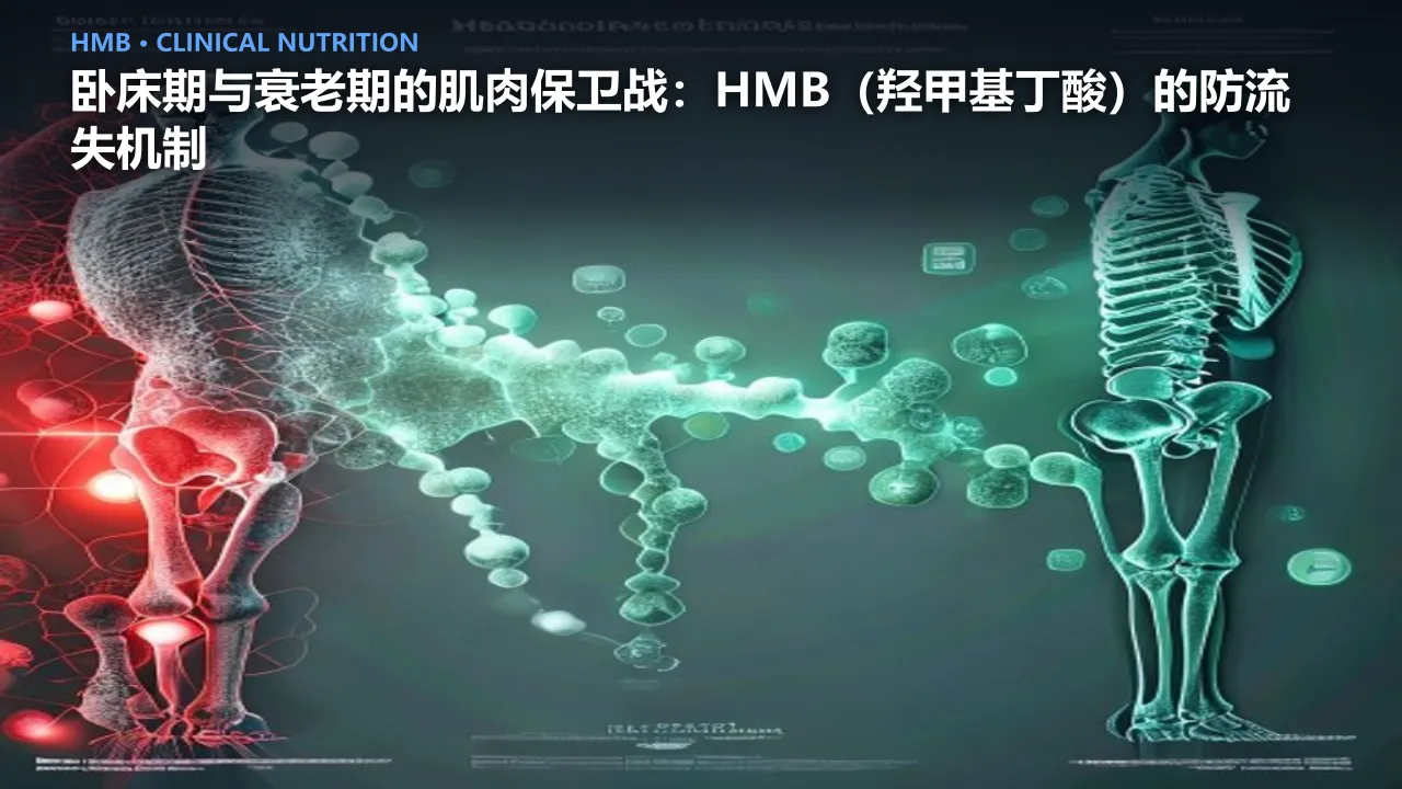 卧床期与衰老期的肌肉保卫战：HMB（羟甲基丁酸）的防流失机制