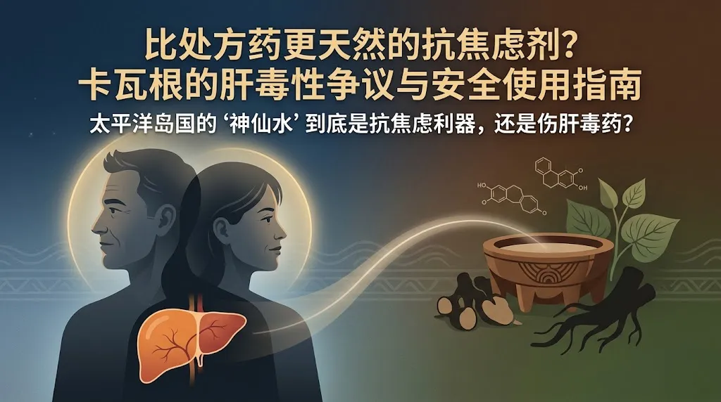 比处方药更天然的抗焦虑剂？卡瓦根（Kava）的肝毒性争议与安全使用指南