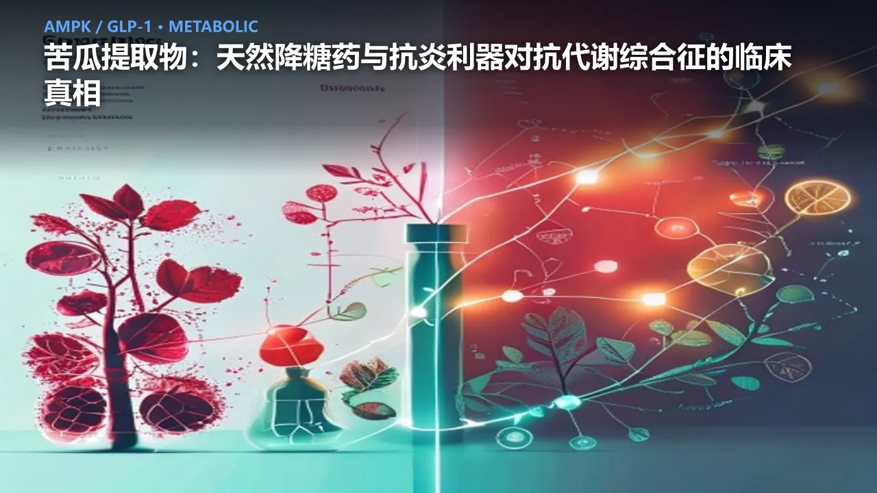 苦瓜提取物：天然降糖药与抗炎利器对抗代谢综合征的临床真相