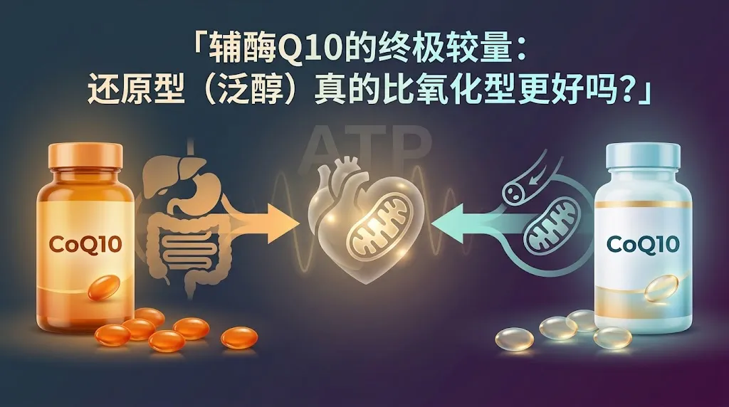 辅酶Q10的终极较量：还原型（泛醇）真的比氧化型更好吗？