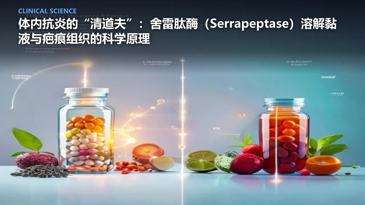 体内抗炎的“清道夫”：舍雷肽酶（Serrapeptase）溶解黏液与疤痕组织的科学原理