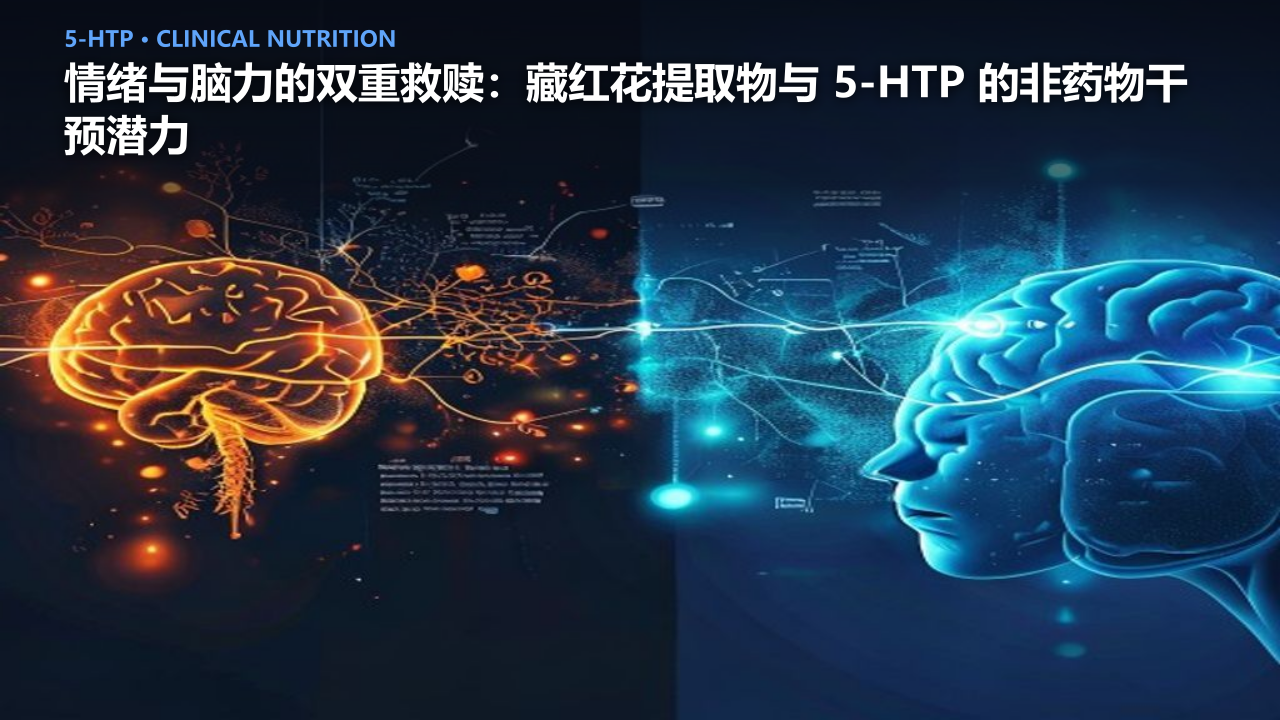 情绪与脑力的双重救赎：藏红花提取物与 5-HTP 的非药物干预潜力