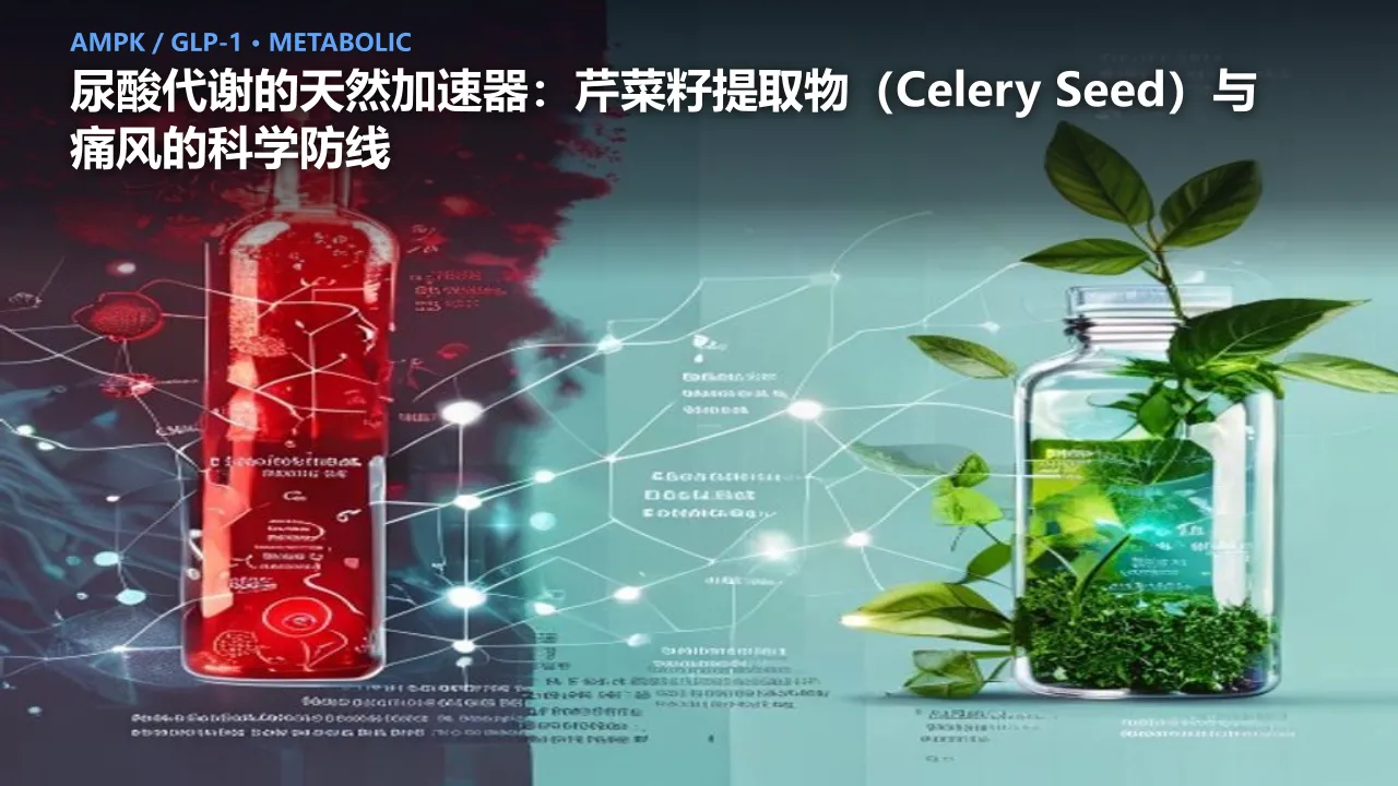 尿酸代谢的天然加速器：芹菜籽提取物（Celery Seed）与痛风的科学防线