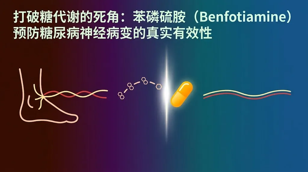 打破糖代谢的死角：苯磷硫胺（Benfotiamine）预防糖尿病神经病变的真实有效性