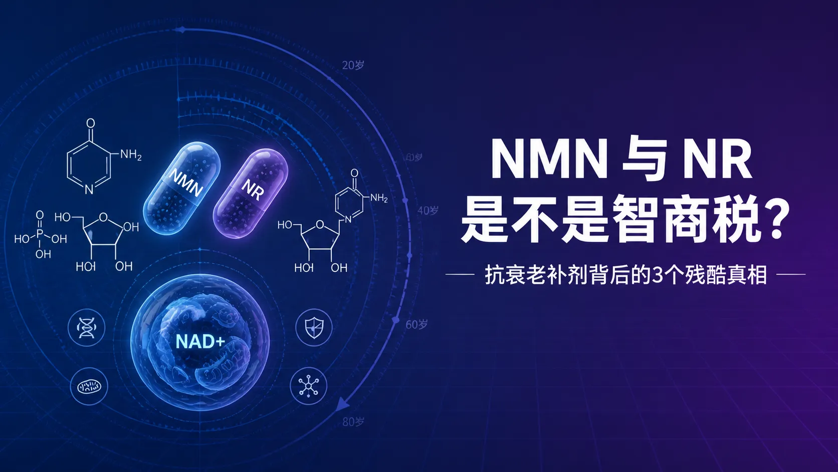 NMN 与 NR 是不是智商税？抗衰老补剂背后的3个残酷真相