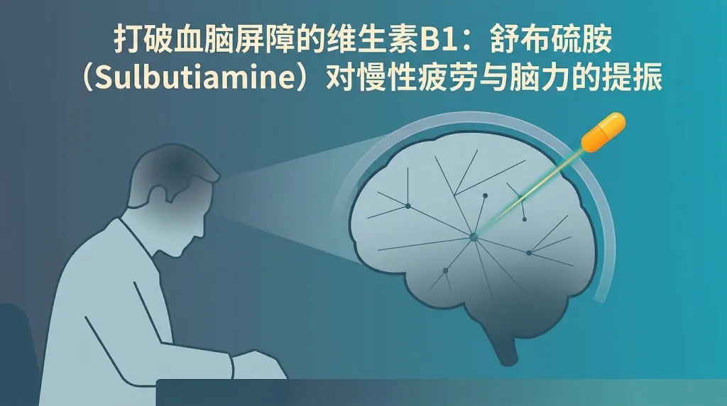 打破血脑屏障的维生素B1：舒布硫胺（Sulbutiamine）对慢性疲劳与脑力的提振
