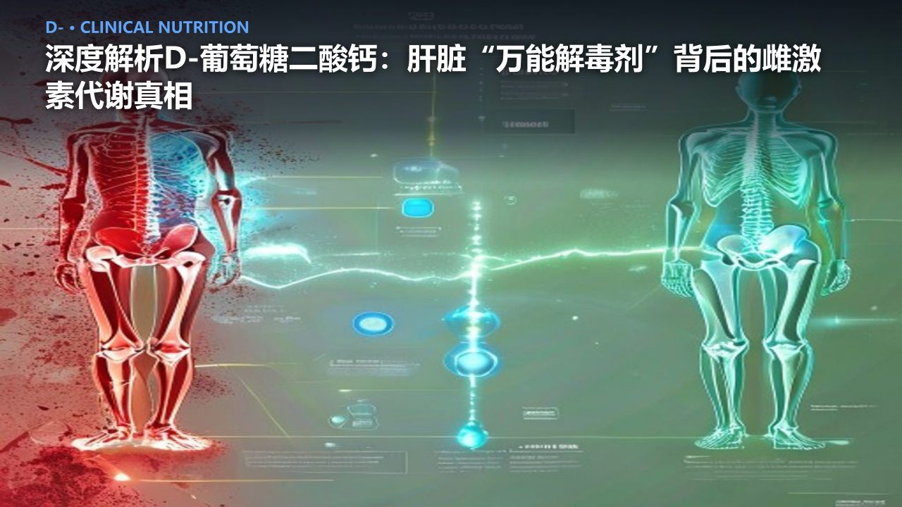 深度解析D-葡萄糖二酸钙：肝脏“万能解毒剂”背后的雌激素代谢真相