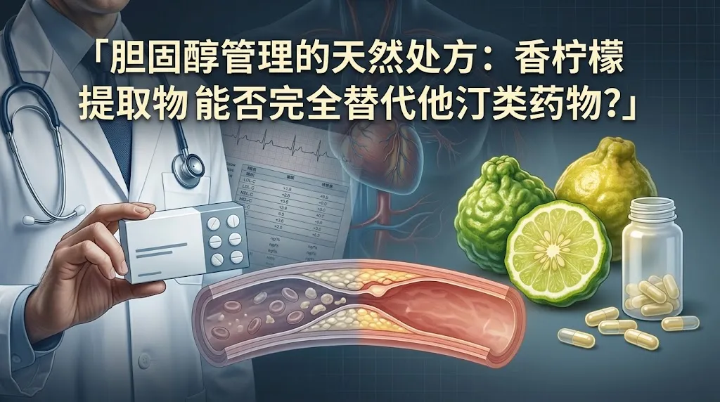 胆固醇管理的天然处方：香柠檬提取物能否完全替代他汀类药物？