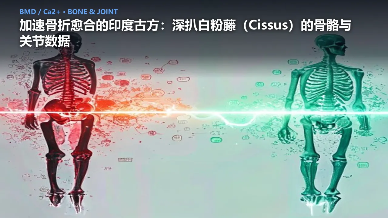 加速骨折愈合的印度古方：深扒白粉藤（Cissus）的骨骼与关节数据