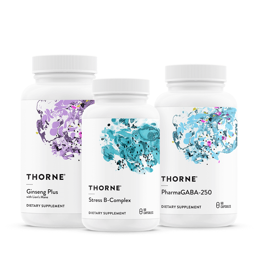 悦恩THORNE - 压力管理组合套装 3瓶装各60粒胶囊