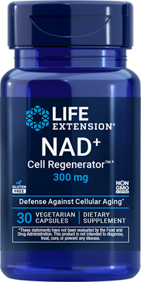 沿寿LIFE - NAD+细胞再生剂 300毫克 30粒素食胶囊